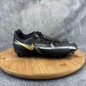 Nike Boys Phantom GT FG DC0812-007 Black Soccer Training Cleats Boots Size 4Y